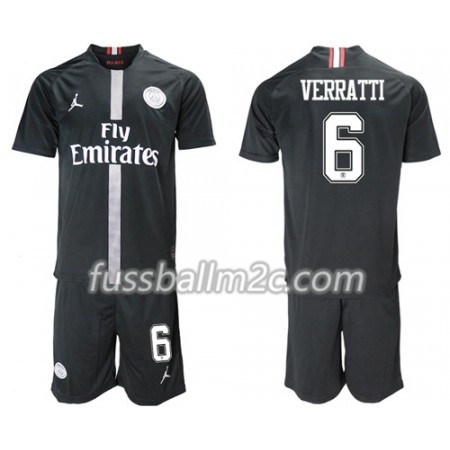 Fußballtrikots Paris Saint-Germain Verratti 6 Jodan Schwarz Kinder Ausweich Trikotsatz 2018-2019 Fußballtrikots Paris Saint-Germain Verratti 6 Jodan Schwarz Kinder Ausweich Trikotsatz 2018-2019